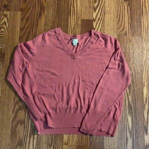 A new day L pink v neck sweater